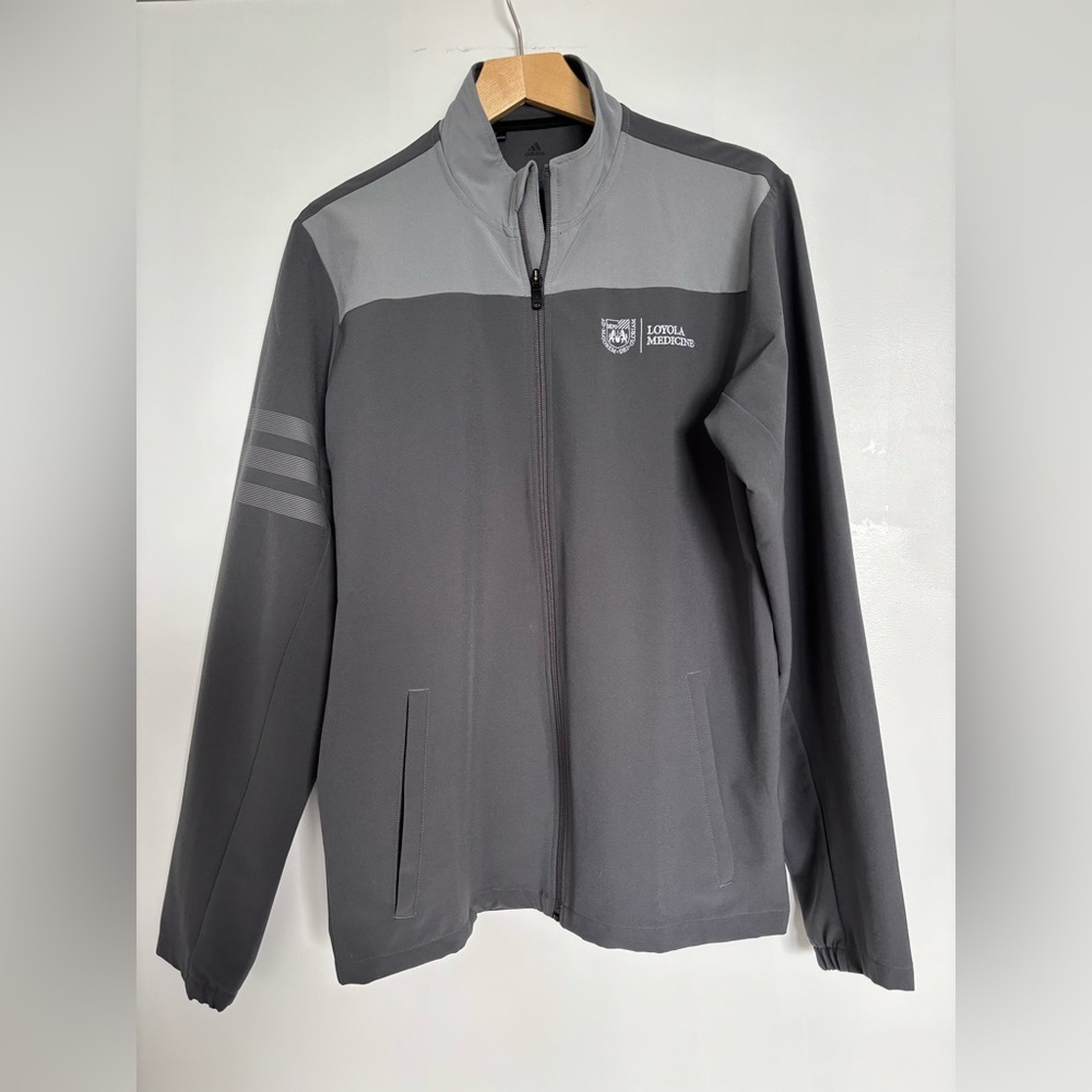 Adidas Loyola Medicine lightweight jacket, S, Gray